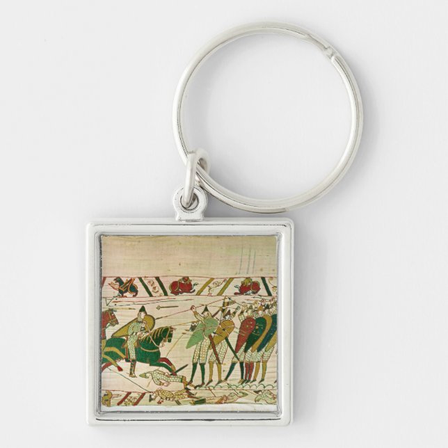 Duke William Exhorts his Troops Keychain (Front)