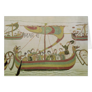 Duke William of Normandy crosses the sea