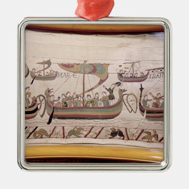 Duke William of Normandy Metal Ornament (Front)