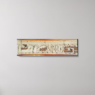 Duke William orders ships to be built Canvas Print