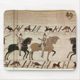 Duke William's knights arrive to do battle Mouse Pad