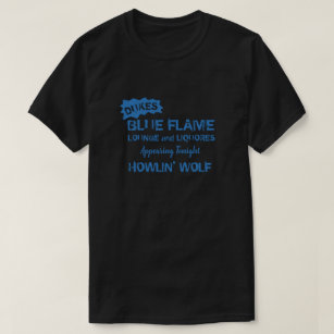 Dukes Blue Flame Lounge Chicago T-Shirt