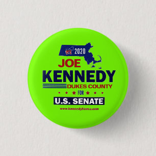 Dukes County for Joe Kennedy 2020 1 Inch Round Button
