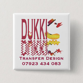 Dukki Badge 2 Inch Square Button