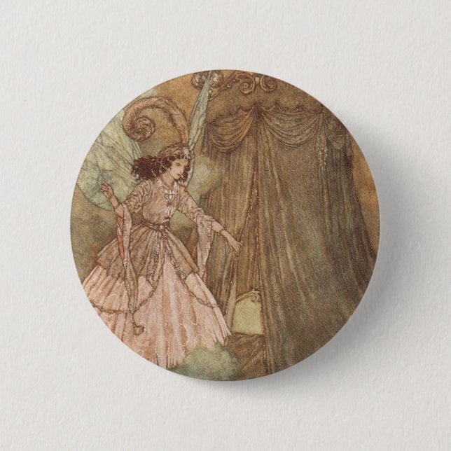 Dulac's Fairy Tales 2 Inch Round Button (Front)