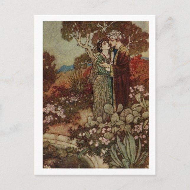 Dulac's Rubaiyat Postcard (Front)