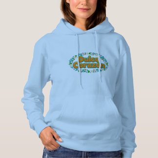 Dulce Corazón Retro Floral Hoodie