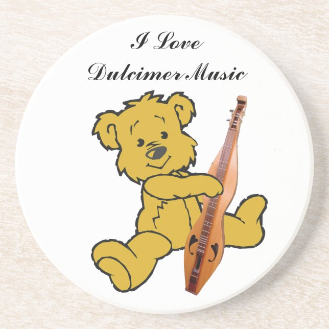 DULCIMER BEAR-COASTER COASTER (Front)