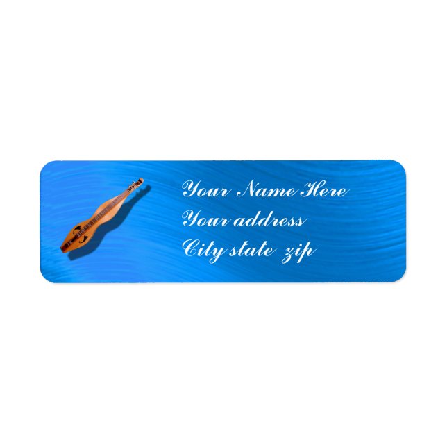 DULCIMER-RETURN ADDRESS LABEL (Front)