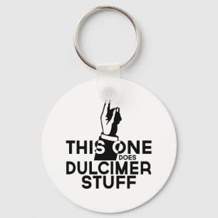Dulcimer Stuff - Funny Dulcimer Music Keychain