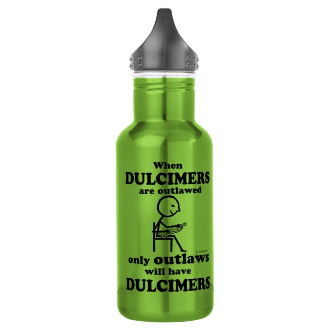 Dulcimers Outlawed 532 Ml Water Bottle (Left)