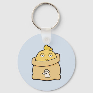 Dull Chick, Full Bag Keychain