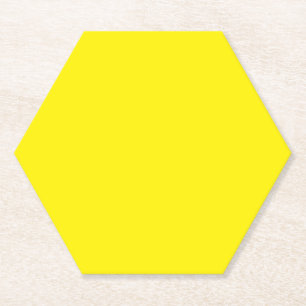 Dull Yellow,Golden Dream,Light Gold, Paper Coaster