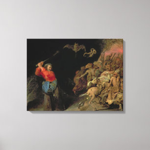 Dulle Griet  raiding Hell Canvas Print