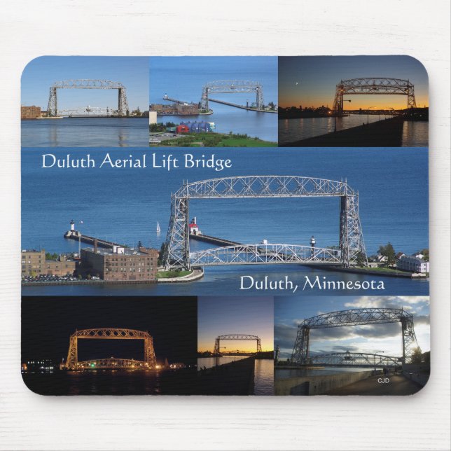 Duluth Aerial Lift Bridge 7 picture mousepad (Front)