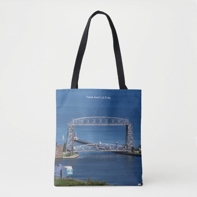 Duluth Aerial Lift Bridge all over bag (Front)