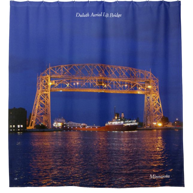 Duluth Aerial Lift Bridge & John G. Munson (Front)