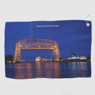 Duluth Aerial Lift Bridge & John G. Munson Golf Towel