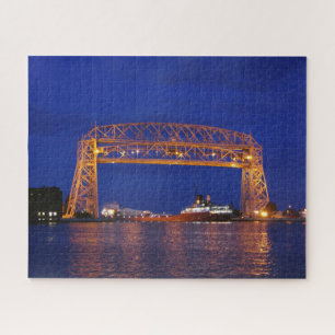 Duluth Aerial Lift Bridge & John G. Munson Jigsaw Puzzle
