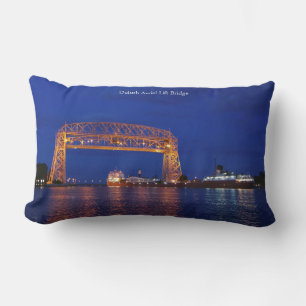 Duluth Aerial Lift Bridge & John G. Munson Lumbar Pillow
