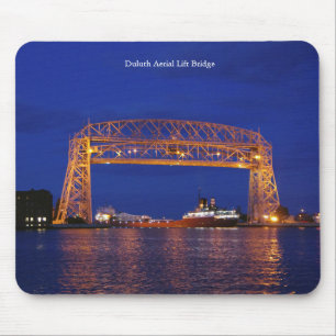 Duluth Aerial Lift Bridge & John G. Munson Mouse Pad