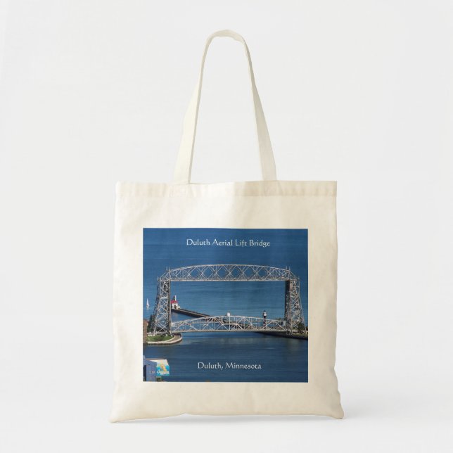 Duluth Aerial Lift Bridge tote bag (Front)