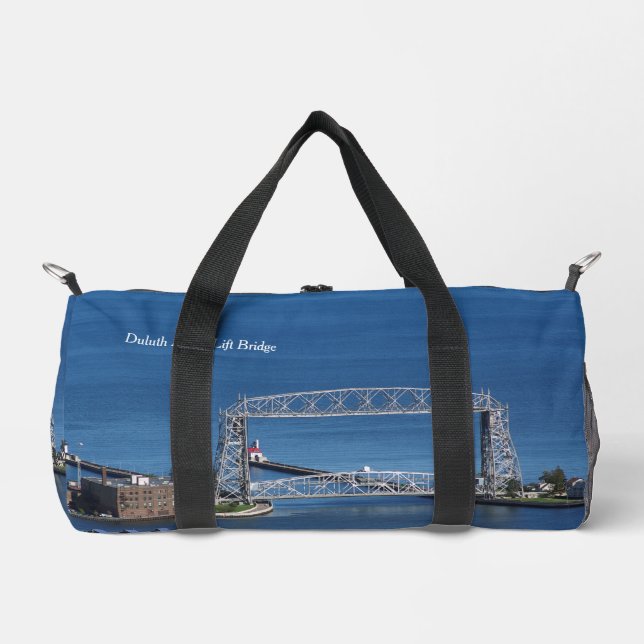 Duluth Aerial Lift Bridge zipper bag (Front)