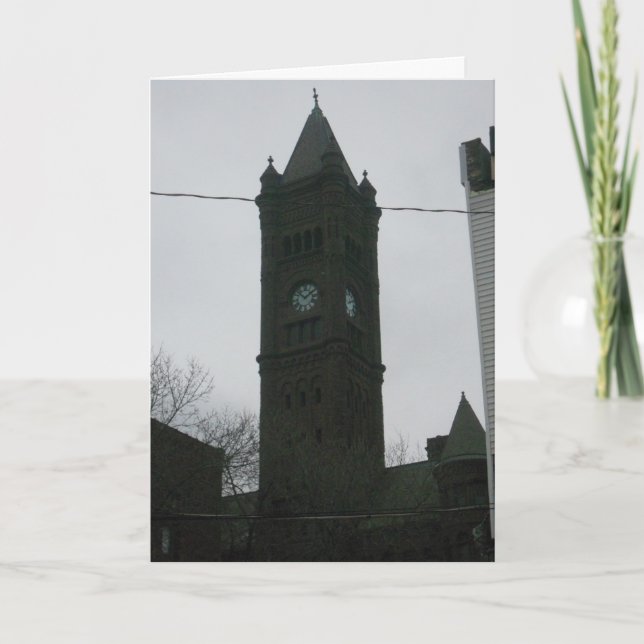 "Duluth Clock Tower #1" Birthday Card (Front)