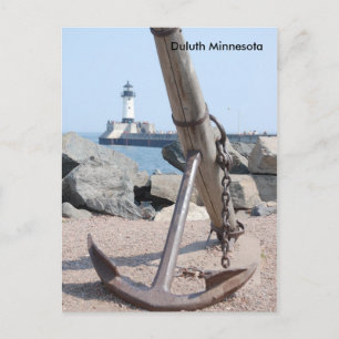 Duluth Lakewalk Anchor, Duluth Minnesota Postcard