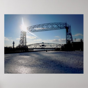 Duluth Minnesota Lift Brige Poster