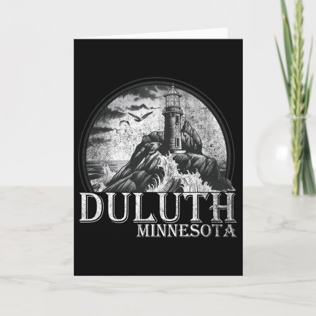 Duluth Minnesota Mn Outdoors  Card (Front)