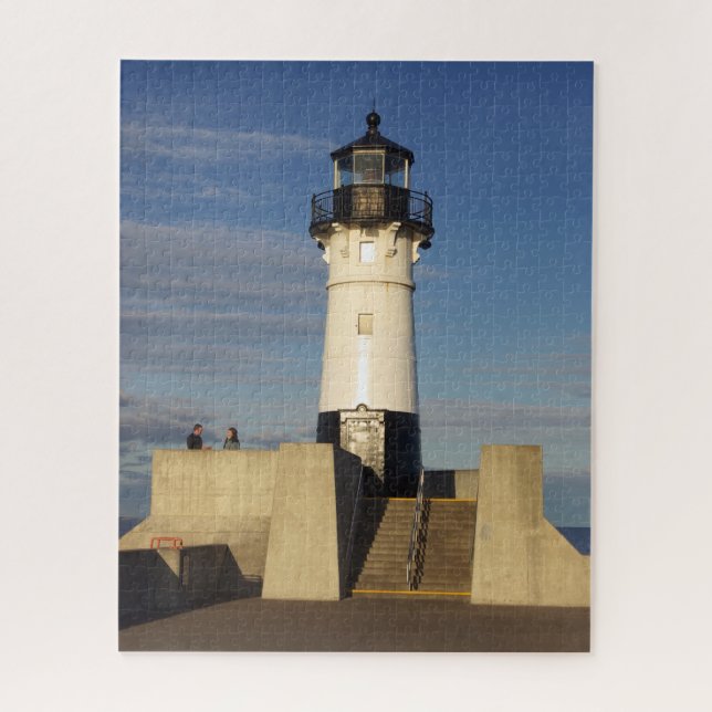 Duluth North Pier Light puzzle (Vertical)