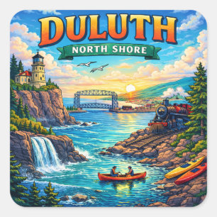 Duluth North Shore Minnesota Souvenir Stickers