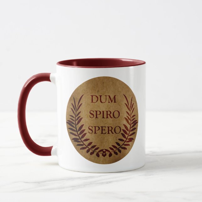 Dum spiro spero mug (Left)