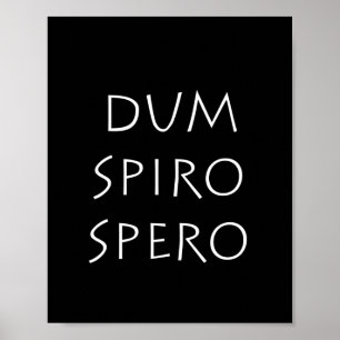 Dum spiro spero poster