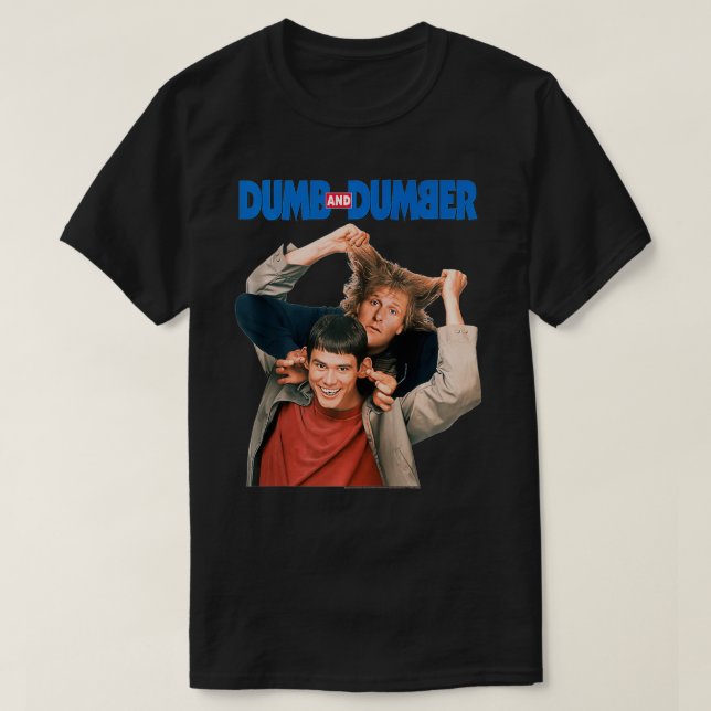 Dumb and Dumber Key Art Zip  T-Shirt (Design Front)