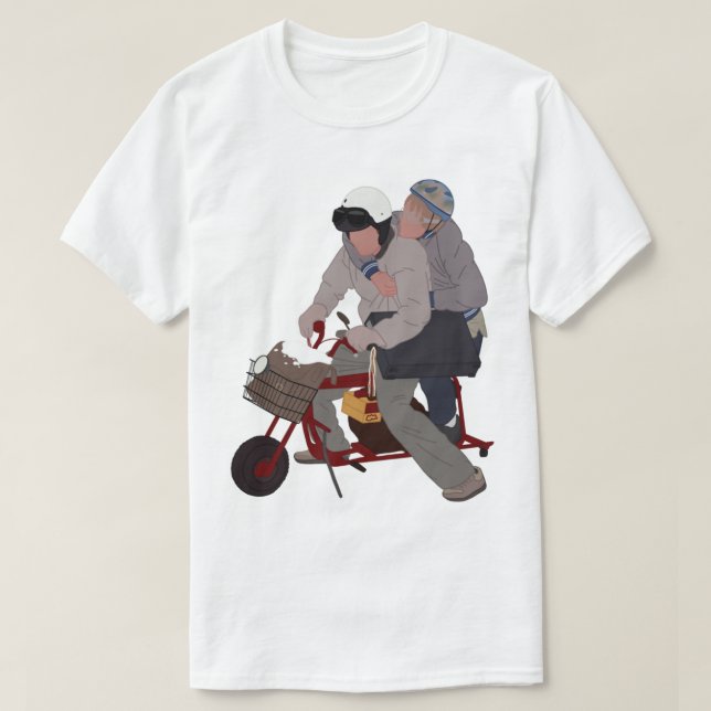 Dumb And Dumber Mini Bike T-Shirt (Design Front)