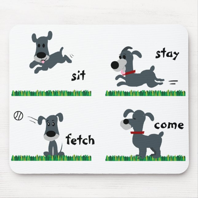 Dumb Dog Mouse Pad (Front)