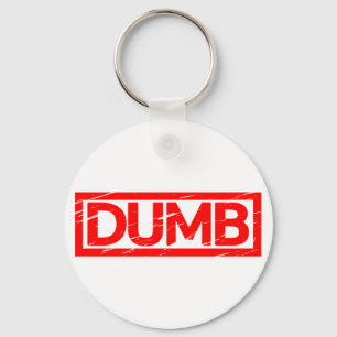Dumb Stamp Keychain