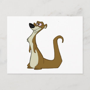 Dumb Weasel Postcard