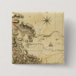 Dumbartonshire 2 Inch Square Button