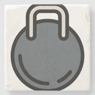 dumbbell-1 stone coaster