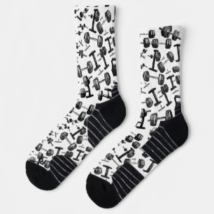Dumbbell Barbell Socks