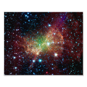 Dumbbell Nebula Infrared Space Photo Print