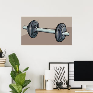 Dumbbell Weight Poster