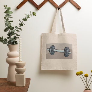 Dumbbell Weight Tote Bag