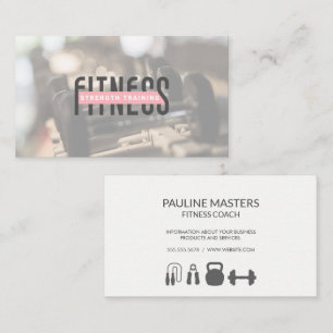 Dumbbell Weights Appointment Card