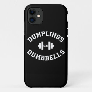 Dumbbells and Dumplings - Funny Bulking Novelty iPhone 11 Case