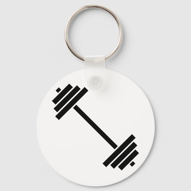 Dumbbells Keychain (Front)