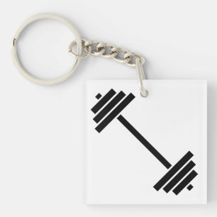Dumbbells Keychain
